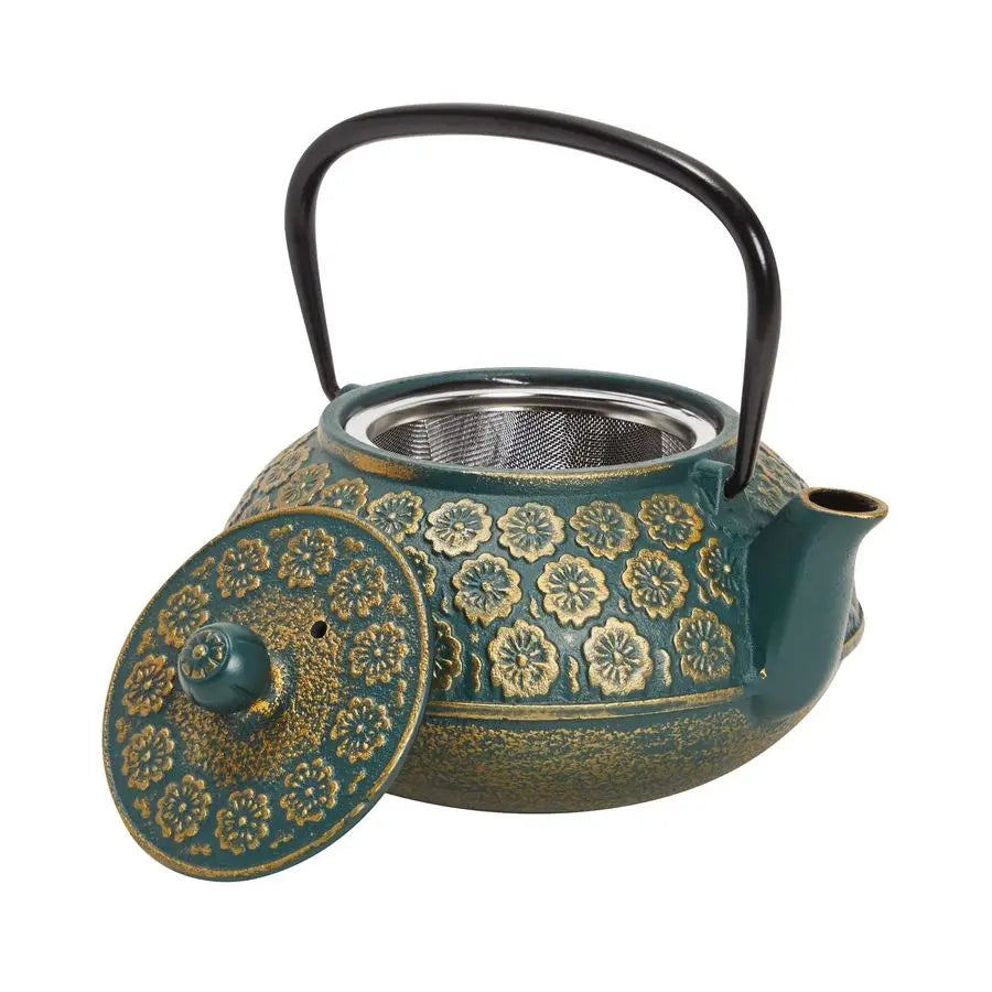 Sage Cast Iron Teapot