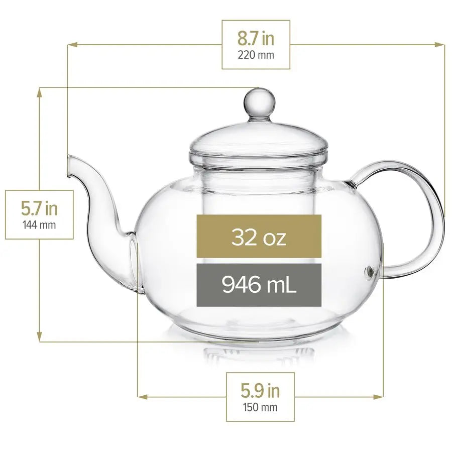 Glass Infuser Tea Set