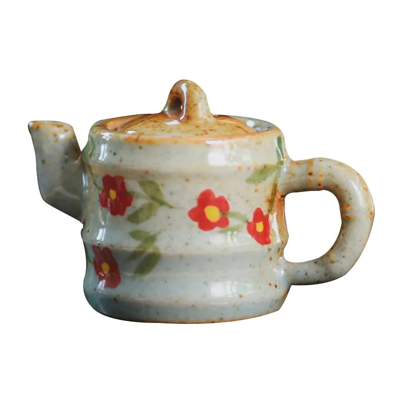 Mini Painted Ceramic Teapot
