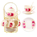 Gold Rack Porcelain Tea Set