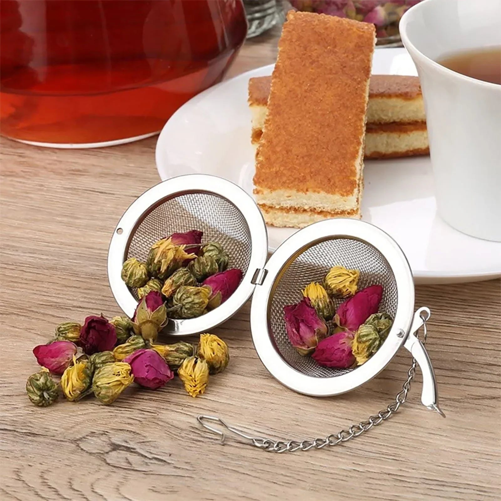 Stainless Tea Ball Set