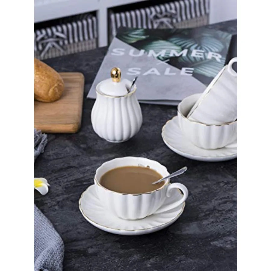 7-Piece Porcelain Tea Set