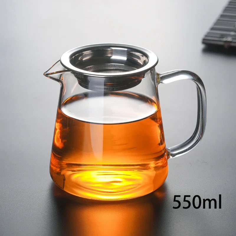 Clear Glass Kungfu Teapot