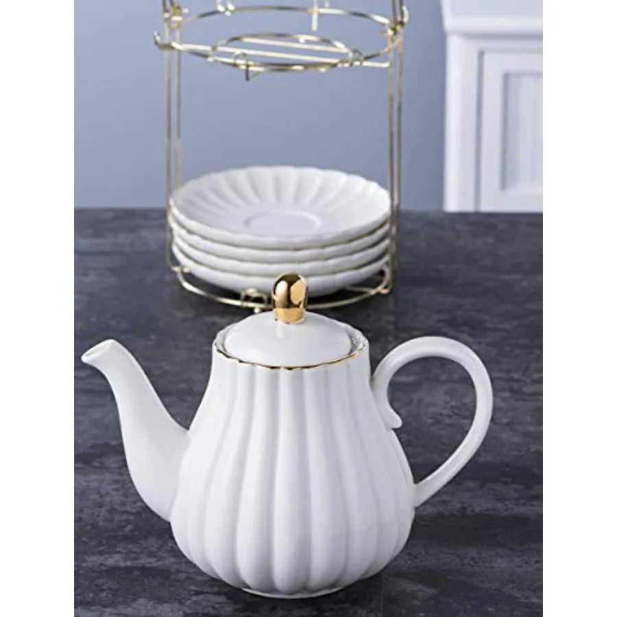 7-Piece Porcelain Tea Set
