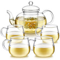 Glass Infuser Tea Set