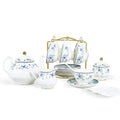 Blue Rose Tea Set
