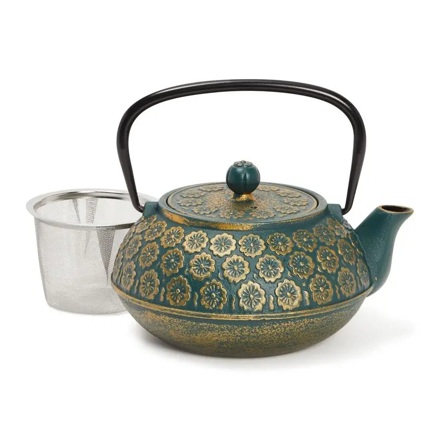 Sage Cast Iron Teapot