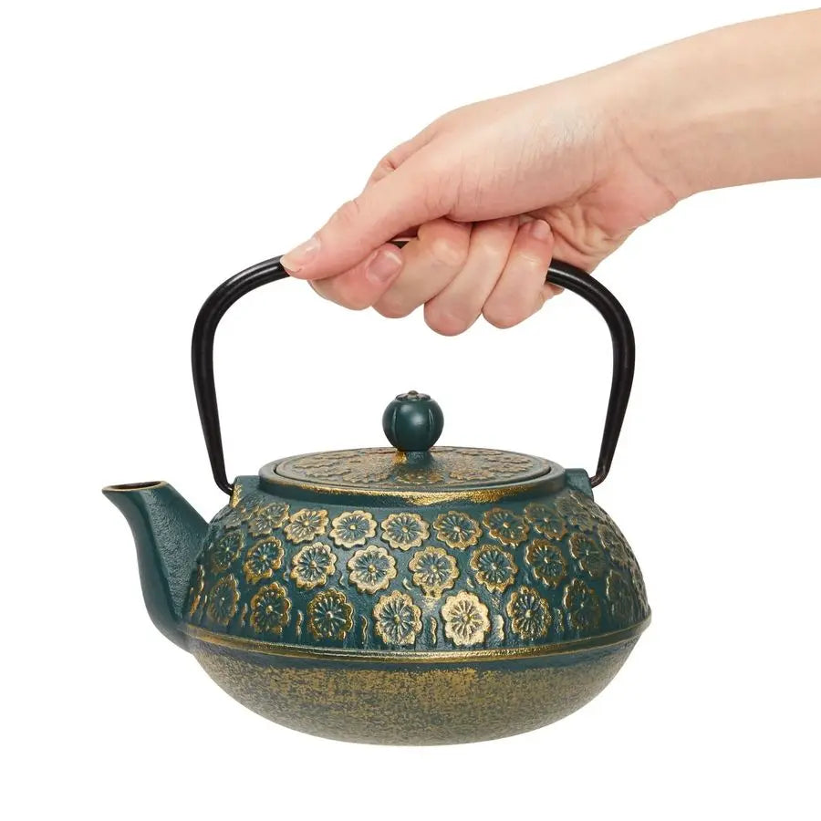 Sage Cast Iron Teapot