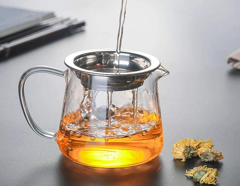 Clear Glass Kungfu Teapot