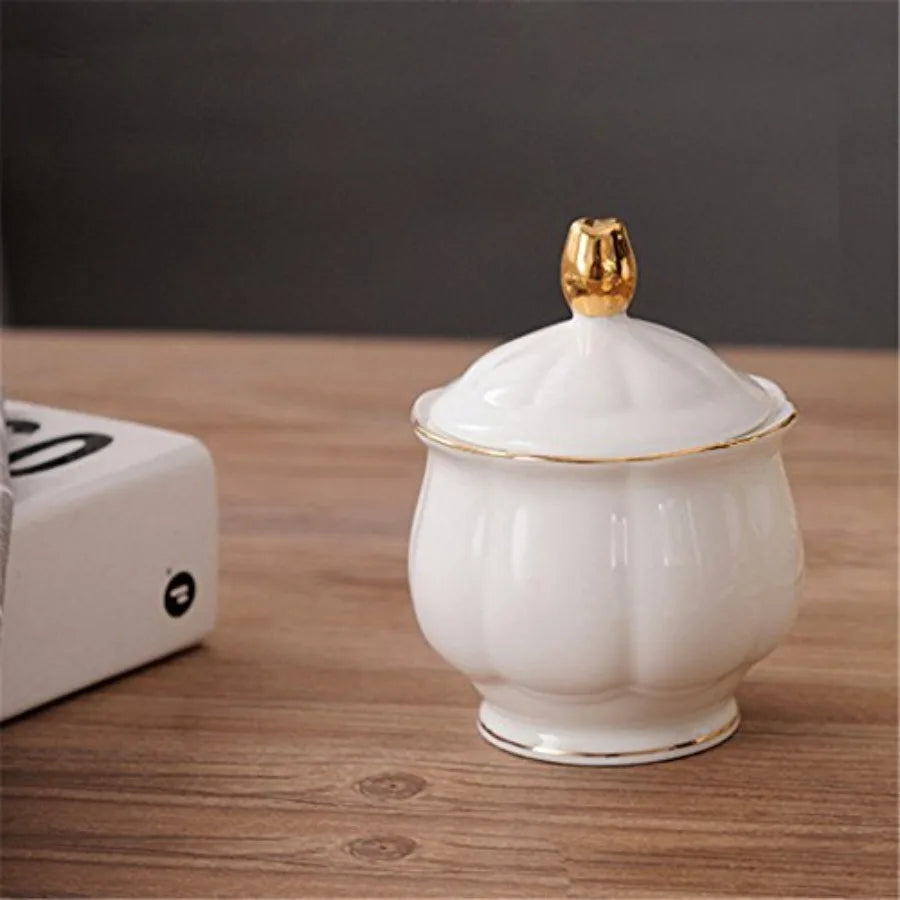 White Ceramic Tea Set